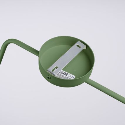 Candeeiro de parede NOX 1xE14/10W/230V verde