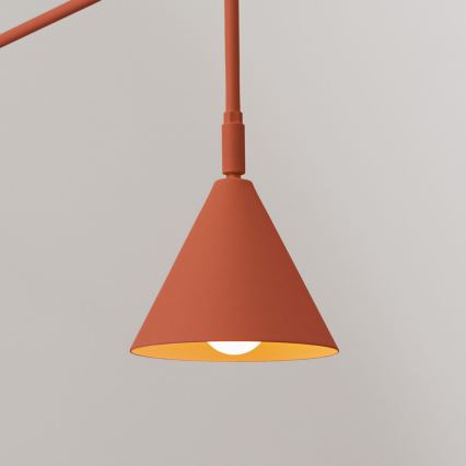 Candeeiro de parede NOX 1xE14/10W/230V laranja