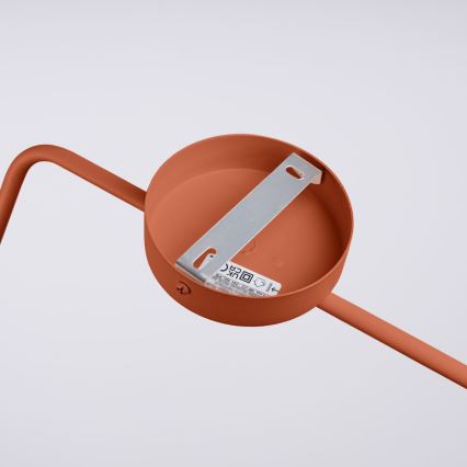 Candeeiro de parede NOX 1xE14/10W/230V laranja