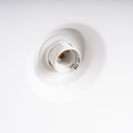 Candeeiro suspenso BILO 1xE27/15W/230V diâmetro 35 cm branco