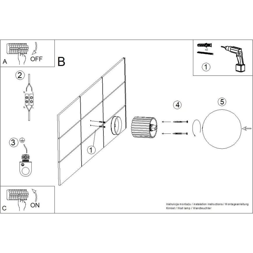 Iluminação de parede para casa de banho HALO 1xG9/8W/230V diâmetro 12 cm IP44 branco