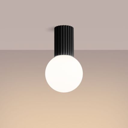 Iluminação de teto para casa de banho HALO 1xG9/8W/230V diâmetro 12 cm IP44 preto