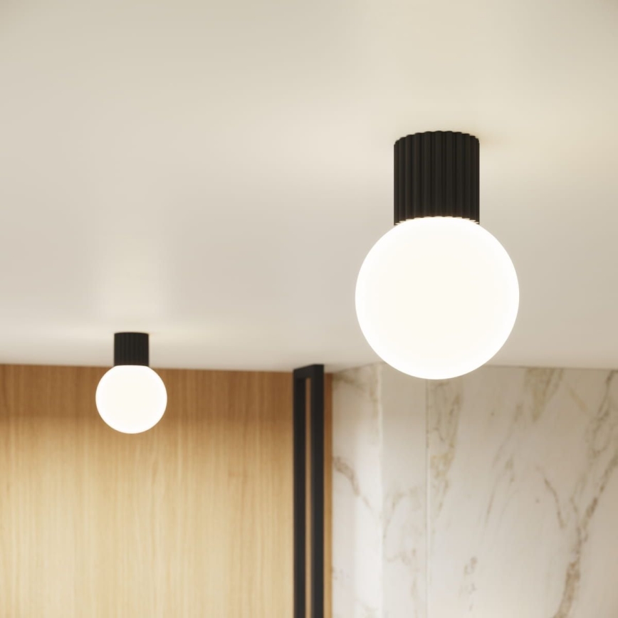 Iluminação de teto para casa de banho HALO 1xG9/8W/230V diâmetro 12 cm IP44 preto