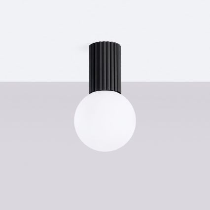 Iluminação de teto para casa de banho HALO 1xG9/8W/230V diâmetro 12 cm IP44 preto