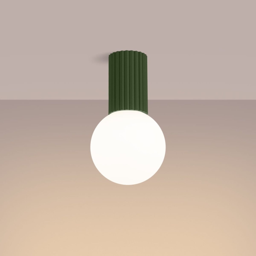 Iluminação de teto para casa de banho HALO 1xG9/8W/230V diâmetro 12 cm IP44 verde