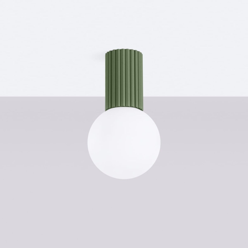 Iluminação de teto para casa de banho HALO 1xG9/8W/230V diâmetro 12 cm IP44 verde