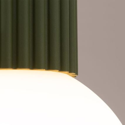 Iluminação de teto para casa de banho HALO 1xG9/8W/230V diâmetro 12 cm IP44 verde
