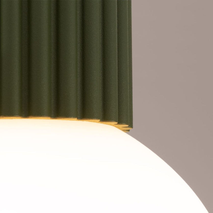 Iluminação de teto para casa de banho HALO 1xG9/8W/230V diâmetro 12 cm IP44 verde