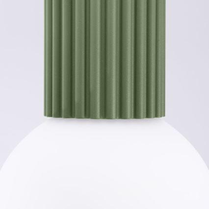 Iluminação de teto para casa de banho HALO 1xG9/8W/230V diâmetro 12 cm IP44 verde
