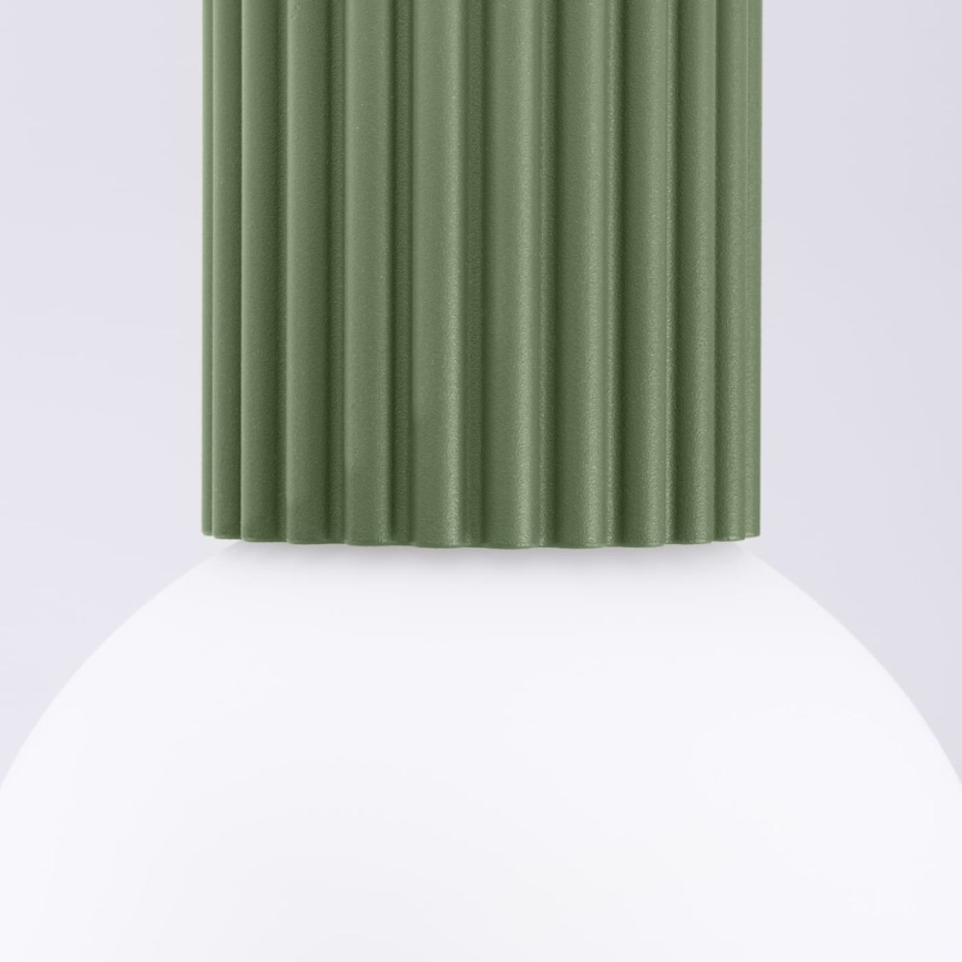 Iluminação de teto para casa de banho HALO 1xG9/8W/230V diâmetro 12 cm IP44 verde