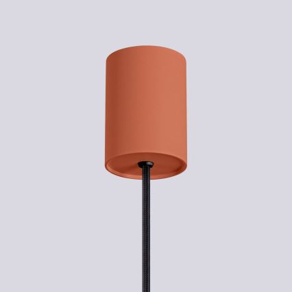Candeeiro suspenso HALO 1xG9/8W/230V diâmetro 12 cm laranja