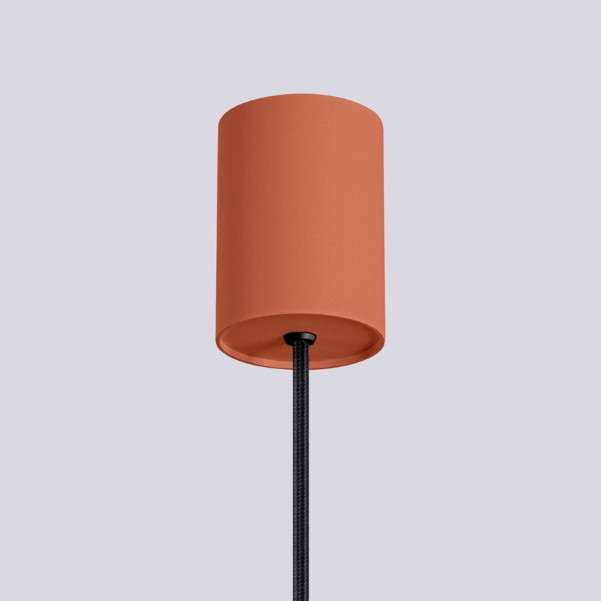 Candeeiro suspenso HALO 1xG9/8W/230V diâmetro 12 cm laranja