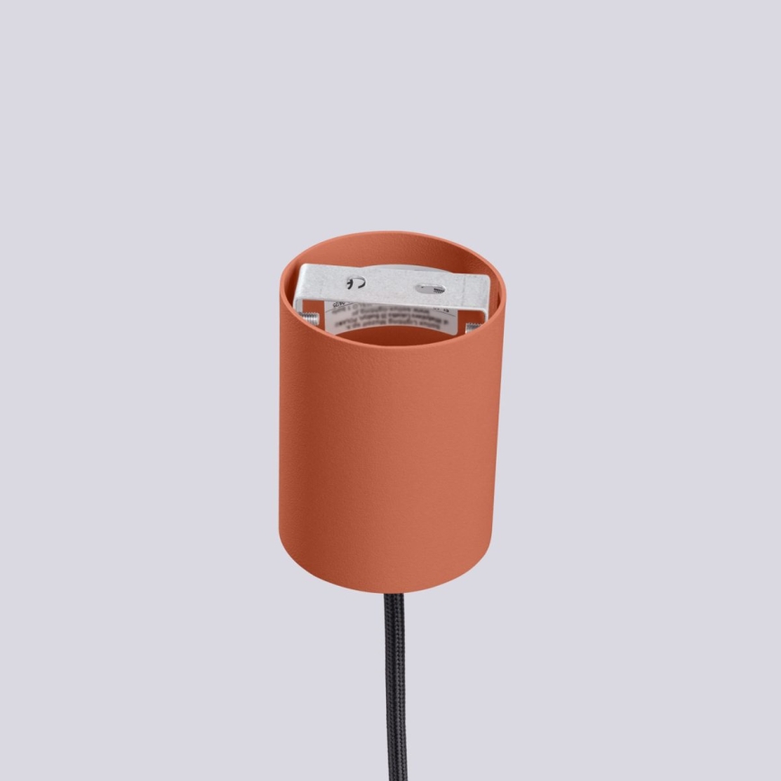 Candeeiro suspenso HALO 1xG9/8W/230V diâmetro 12 cm laranja