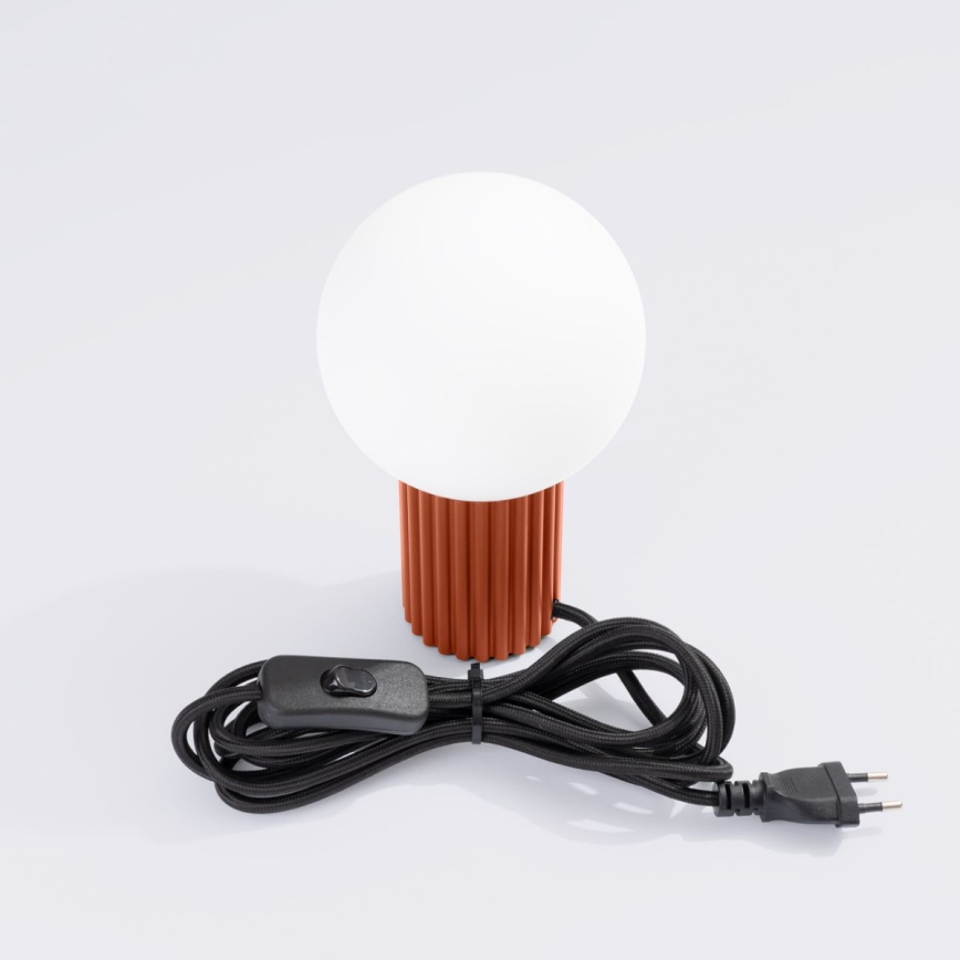 Candeeiro de mesa HALO 1xG9/8W/230V diâmetro 12 cm laranja