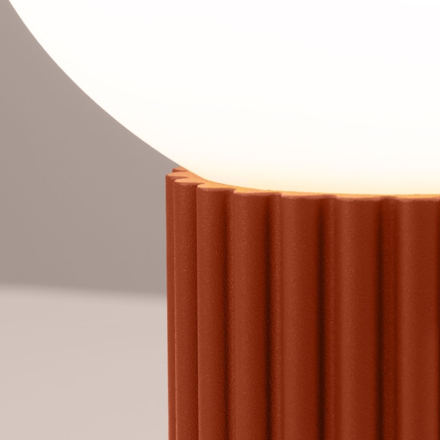 Candeeiro de mesa HALO 1xG9/8W/230V diâmetro 12 cm laranja