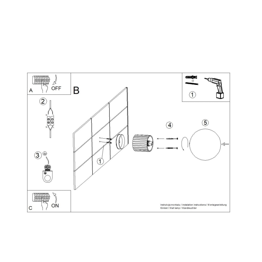 Iluminação de parede para casa de banho HALO 1xG9/8W/230V diâmetro 12 cm IP44 castanho