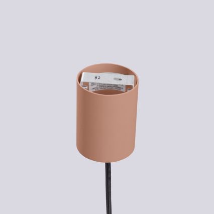 Candeeiro suspenso HALO 1xG9/8W/230V diâmetro 12 cm castanho