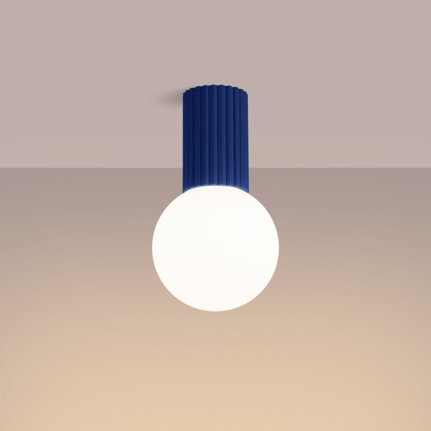 Iluminação de teto para casa de banho HALO 1xG9/8W/230V diâmetro 12 cm IP44 azul