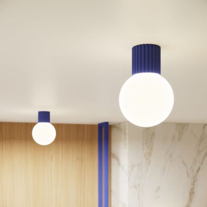 Iluminação de teto para casa de banho HALO 1xG9/8W/230V diâmetro 12 cm IP44 azul