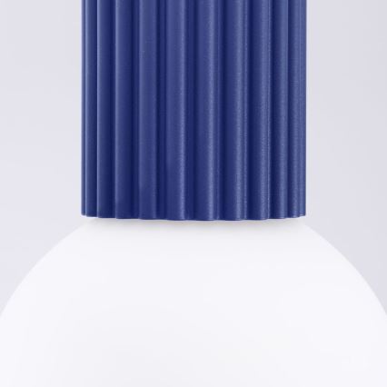 Iluminação de teto para casa de banho HALO 1xG9/8W/230V diâmetro 12 cm IP44 azul