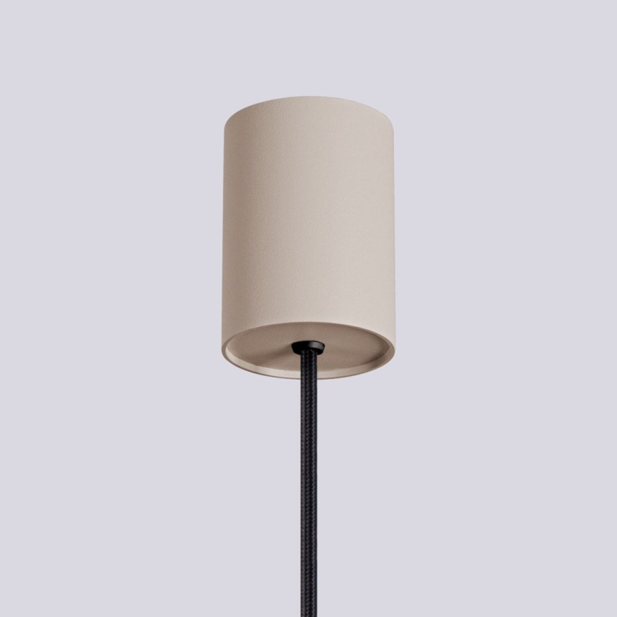Candeeiro suspenso HALO 1xG9/8W/230V diâmetro 12 cm bege