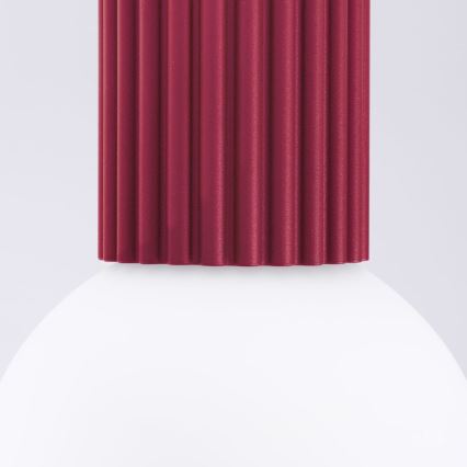 Iluminação de teto para casa de banho HALO 1xG9/8W/230V diâmetro 12 cm IP44 vermelho