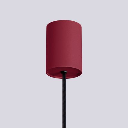 Candeeiro suspenso HALO 1xG9/8W/230V diâmetro 12 cm vermelho