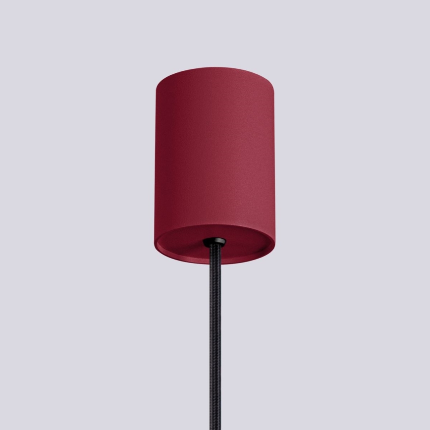 Candeeiro suspenso HALO 1xG9/8W/230V diâmetro 12 cm vermelho