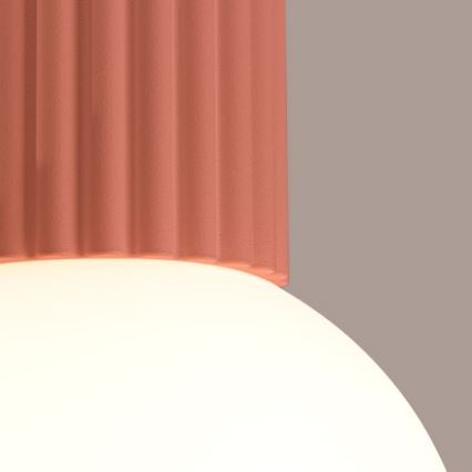 Iluminação de teto para casa de banho HALO 1xG9/8W/230V diâmetro 12 cm IP44 rosa