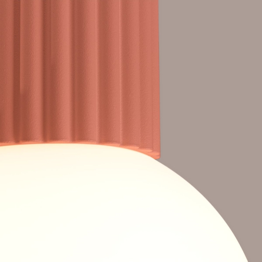 Iluminação de teto para casa de banho HALO 1xG9/8W/230V diâmetro 12 cm IP44 rosa