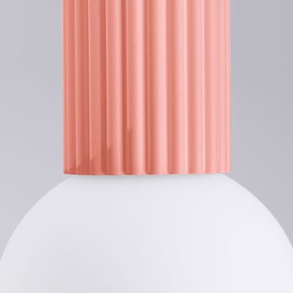 Iluminação de teto para casa de banho HALO 1xG9/8W/230V diâmetro 12 cm IP44 rosa