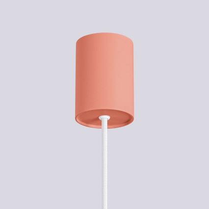 Candeeiro suspenso HALO 1xG9/8W/230V diâmetro 12 cm rosa