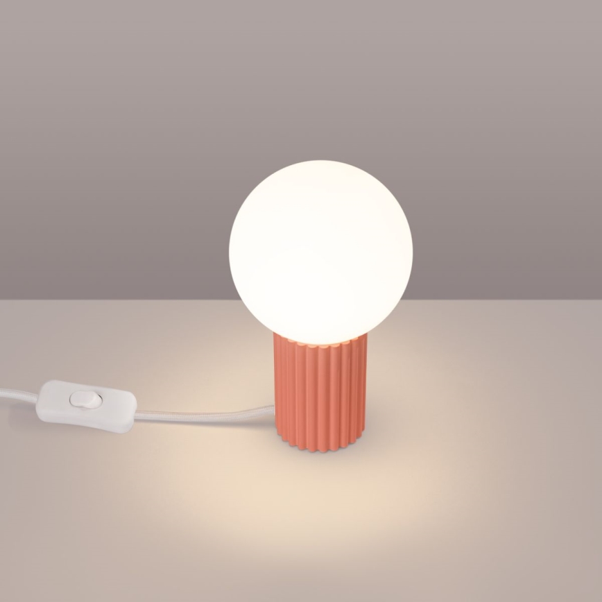Candeeiro de mesa HALO 1xG9/8W/230V diâmetro 12 cm rosa