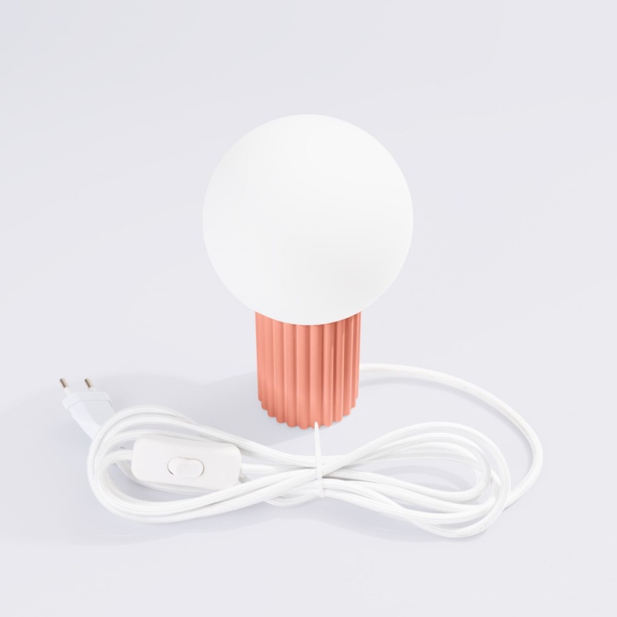 Candeeiro de mesa HALO 1xG9/8W/230V diâmetro 12 cm rosa