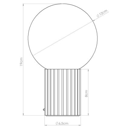 Candeeiro de mesa HALO 1xG9/8W/230V diâmetro 12 cm rosa