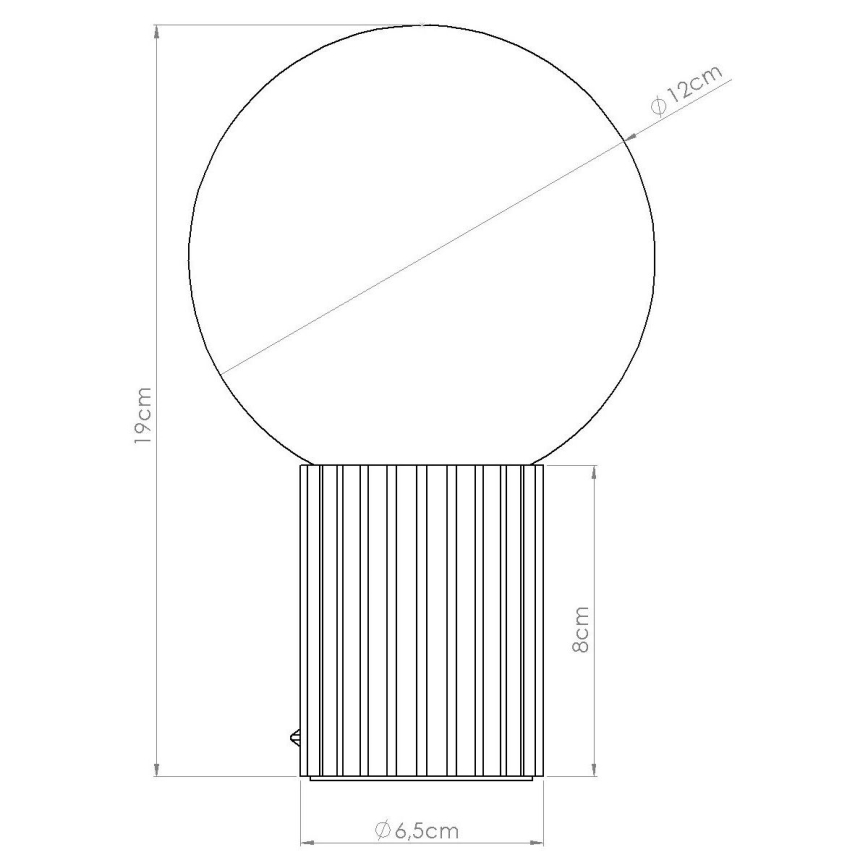 Candeeiro de mesa HALO 1xG9/8W/230V diâmetro 12 cm rosa