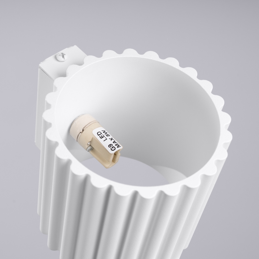 Aplique de parede AURA 1xG9/10W/230V branco