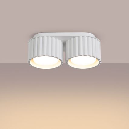 Spot AURA 2xGX53/10W/230V branco