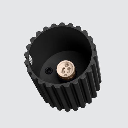 Spot AURA 1xGU10/10W/230V Ø 10 cm preto