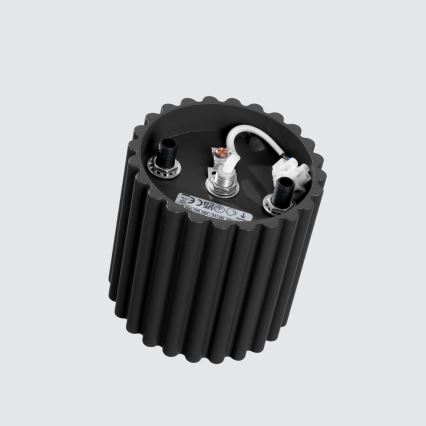 Spot AURA 1xGU10/10W/230V Ø 10 cm preto