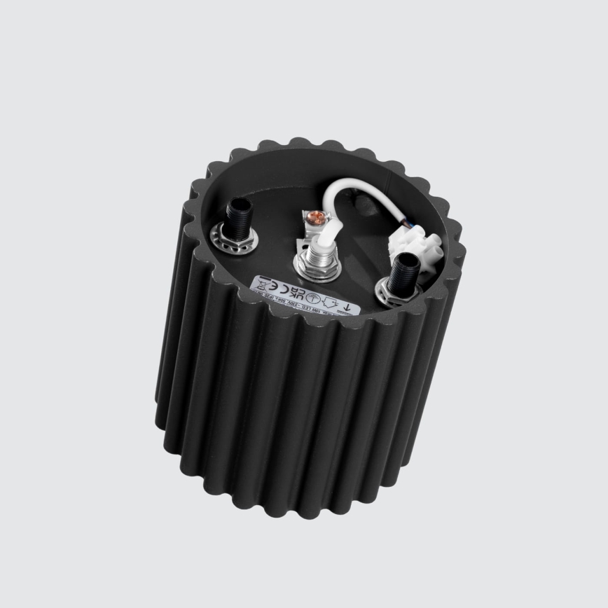 Spot AURA 1xGU10/10W/230V Ø 10 cm preto