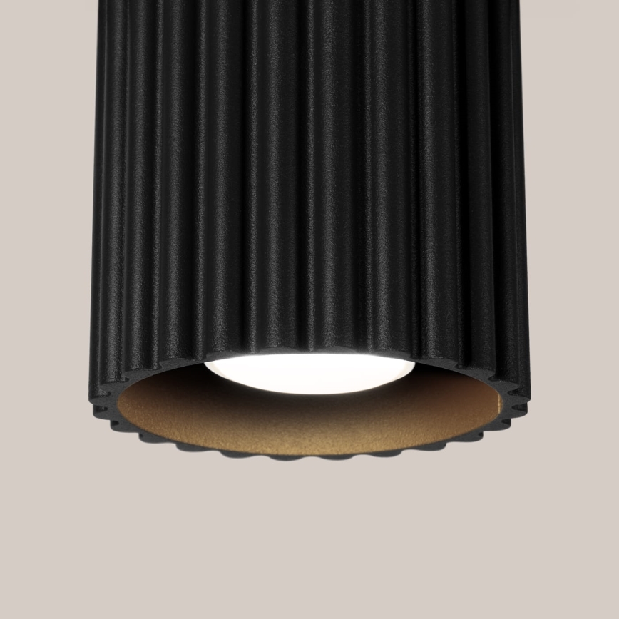 Spot AURA 1xGU10/10W/230V Ø 10 cm preto