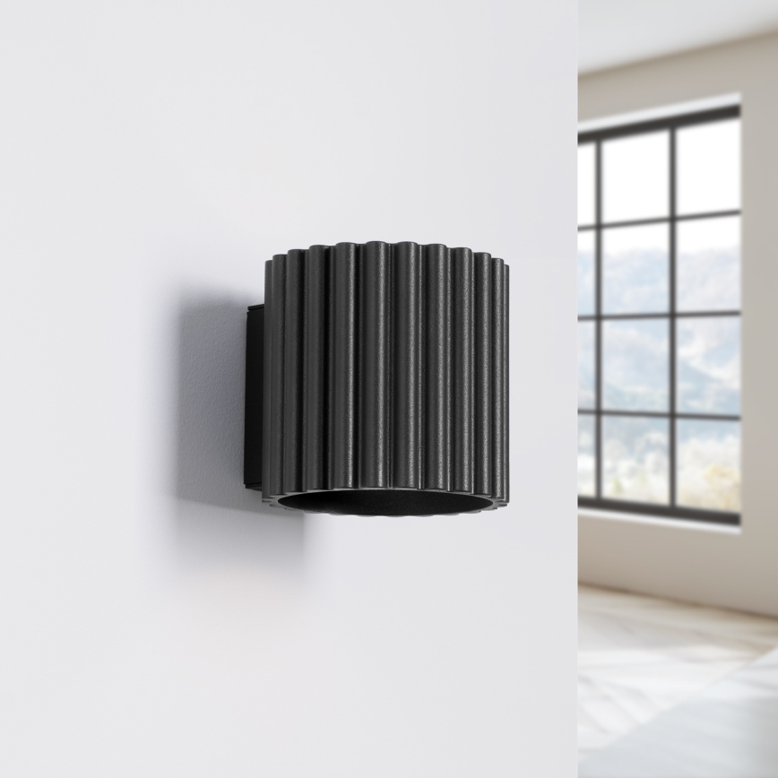Aplique de parede AURA 1xG9/10W/230V preto