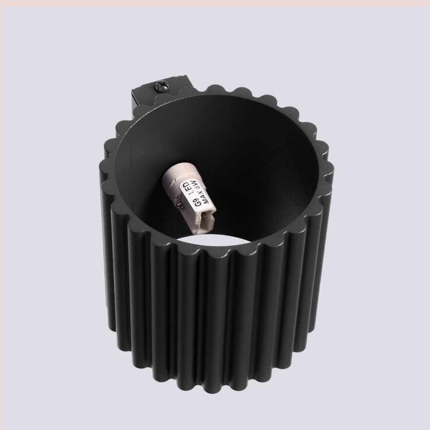 Aplique de parede AURA 1xG9/10W/230V preto