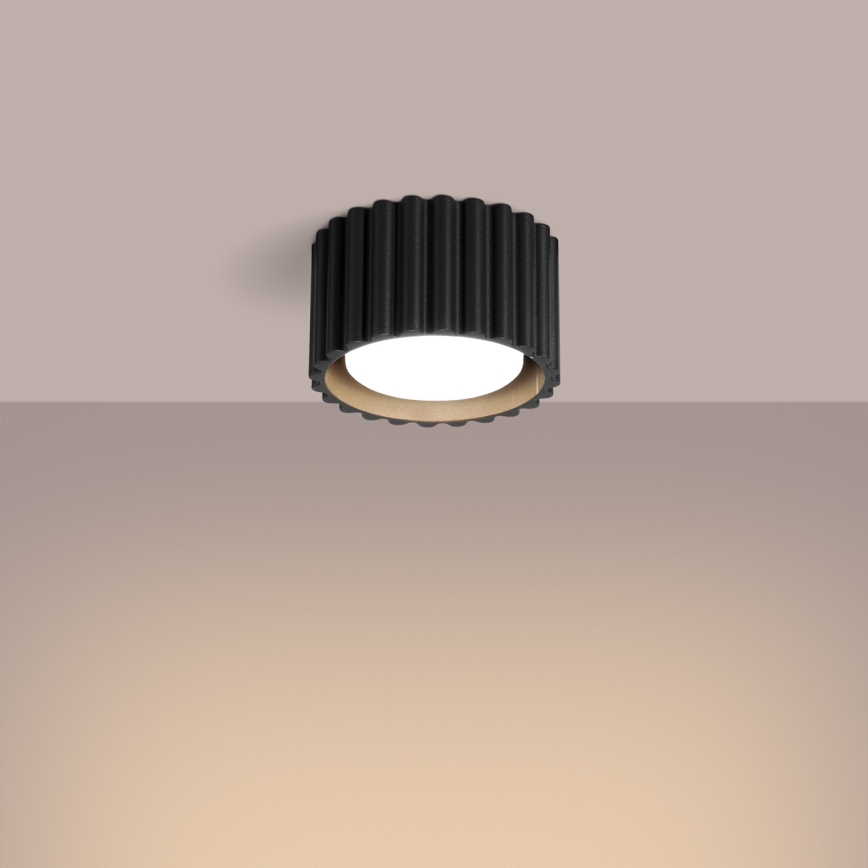 Spot AURA 1xGX53/10W/230V Ø 10 cm preto