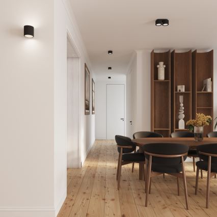 Spot AURA 1xGX53/10W/230V Ø 10 cm preto