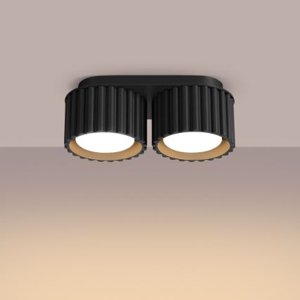 Spot AURA 2xGX53/10W/230V preto