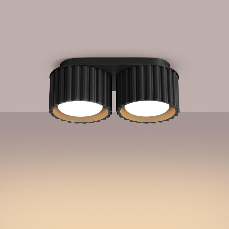 Spot AURA 2xGX53/10W/230V preto