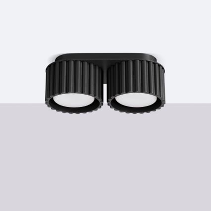 Spot AURA 2xGX53/10W/230V preto