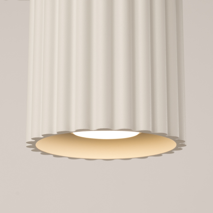 Spot AURA 1xGU10/10W/230V Ø 10 cm, cor creme